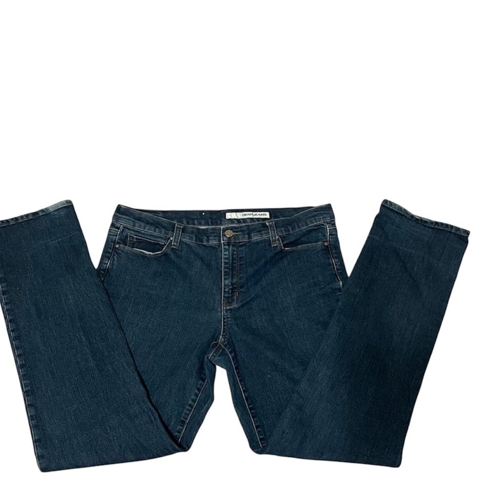 DKNY Straight Dark Blue washed Jeans Size 14x32